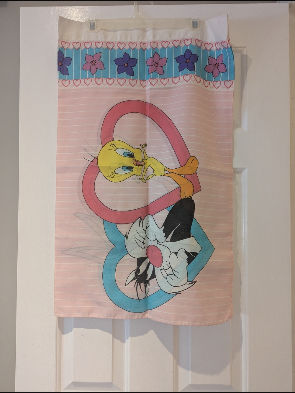 Vintage 90s Loony Tunes Pillowcase Warner Bros. Tweety Sylvester Bugs Bunny NEW